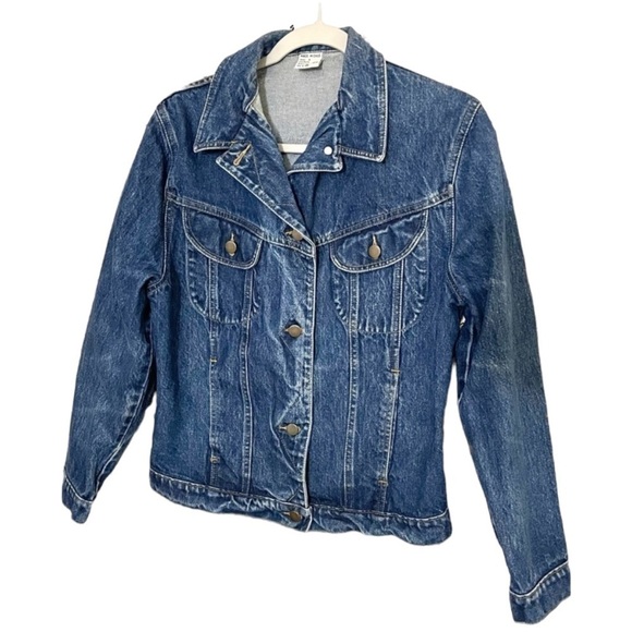 Jackets & Blazers - Vintage 80s 90s REAL jean jacket, 100% cotton, made in Chile. Amazing condition!